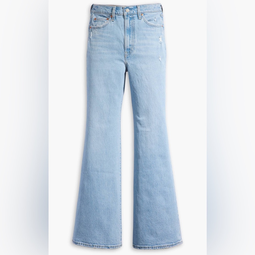 Like NEW! Levi’s 70'S HIGH FLARE WOMEN'S JEANS - Size: 23X30 - Color: Light Wash